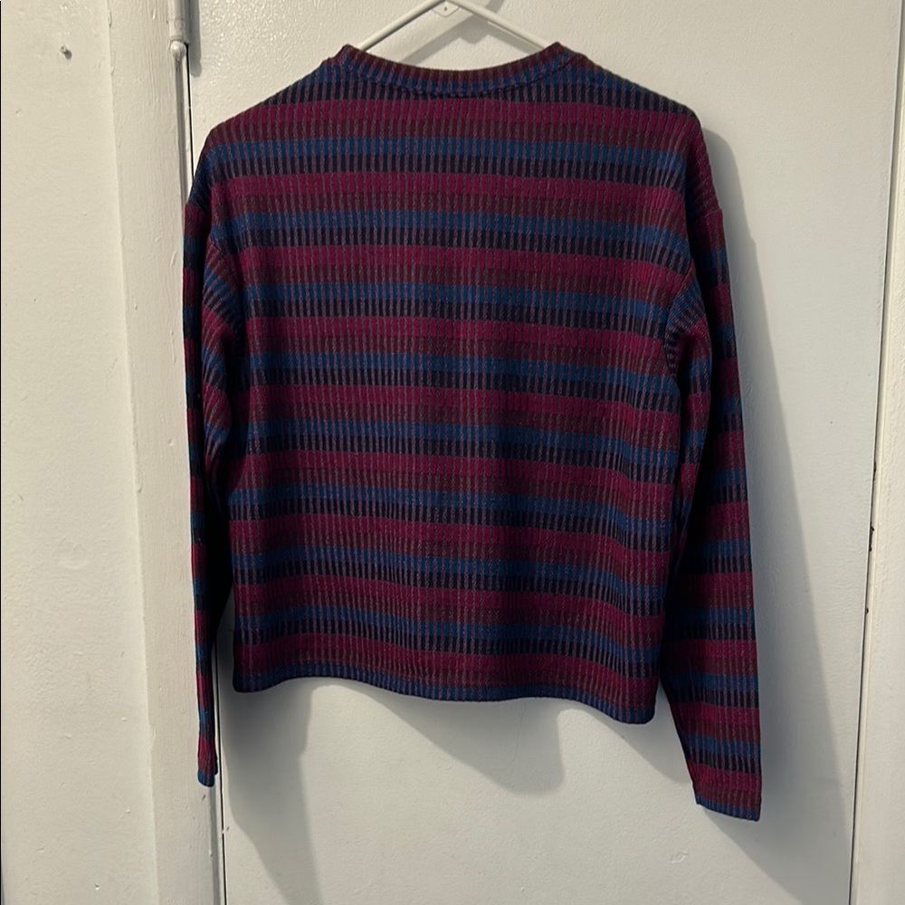 Striped Knit Sweater and Skirt Set - Picture 3 of 7